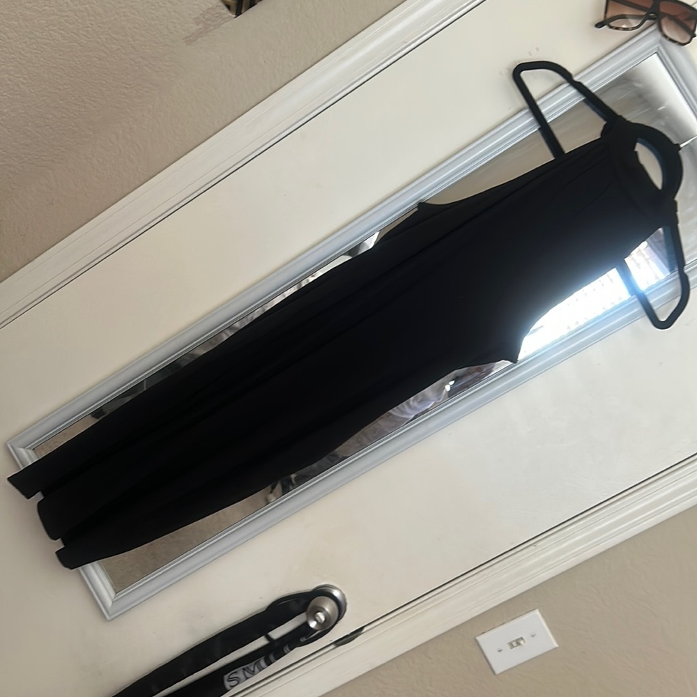 High Neck Midi Dress
